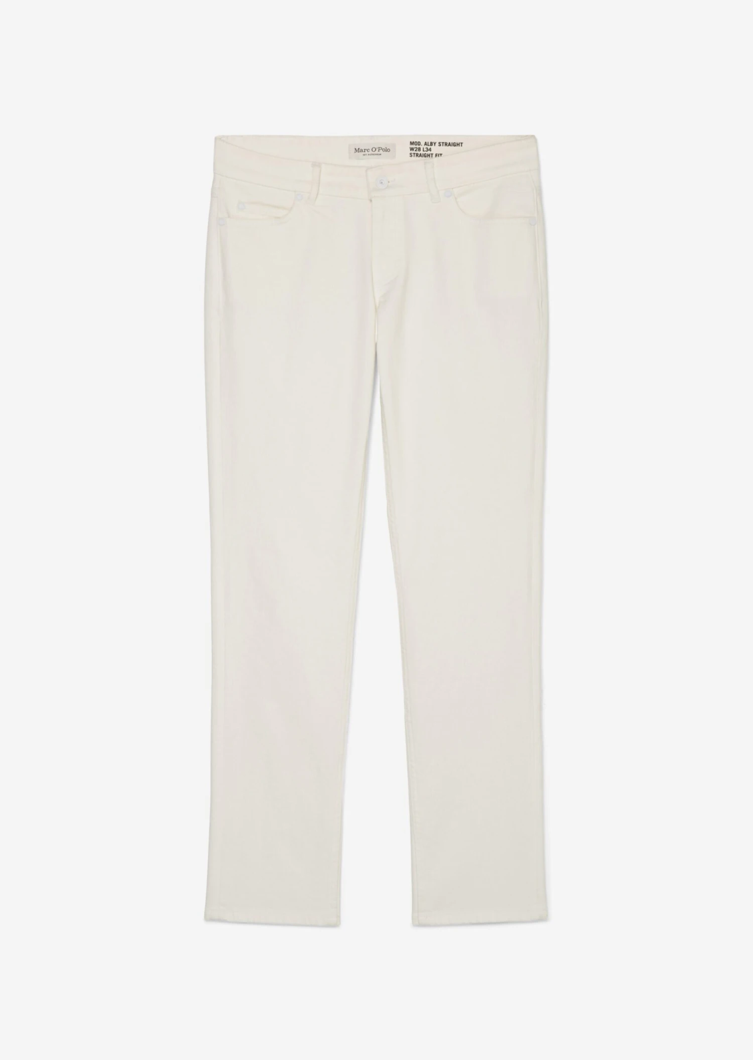 Marc O'Polo ALBY Straight Mid Waist Jeans Made Of A Stretchy Organic Cotton Blend 9 Marc O'Polo ALBY Straight Mid Waist Jeans Made Of A Stretchy Organic Cotton Blend – Bild 7