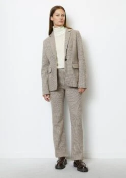 Marc O'Polo Cigarette Pants Straight From Doubleface Jersey