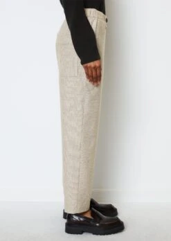 Marc O'Polo Finely Checked Trousers With An Elasticated Waistband With LENZING™ ECOVERO™ 16 Marc O'Polo Finely Checked Trousers With An Elasticated Waistband With LENZING™ ECOVERO™ -FashionLust Verkaufs-Shop 2ecc8722585ad09f9eca0db40648f340