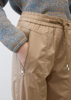 Marc O'Polo Travel Trousers With An Elasticated Waistband Made Of Organic Cotton Twill With Stretch -FashionLust Verkaufs-Shop 2fef74e3e5268ab405b508e66a405569