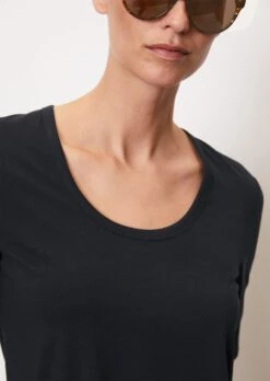 Marc O'Polo Basic T-shirt In A Slim Fit Made Of Stretchy Modal/organic Cotton Jersey -FashionLust Verkaufs-Shop 301a762d7048ddf5d56222511e71e025