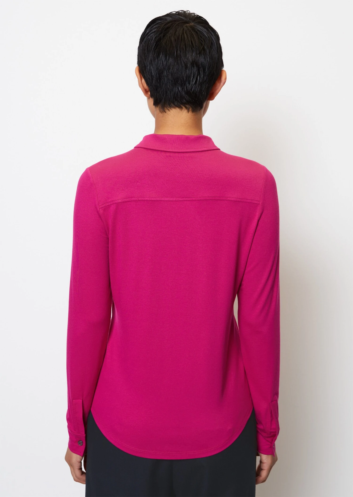 Marc O'Polo Jersey Blouse Made From A Soft Viscose Blend 5 Marc O'Polo Jersey Blouse Made From A Soft Viscose Blend – Bild 3