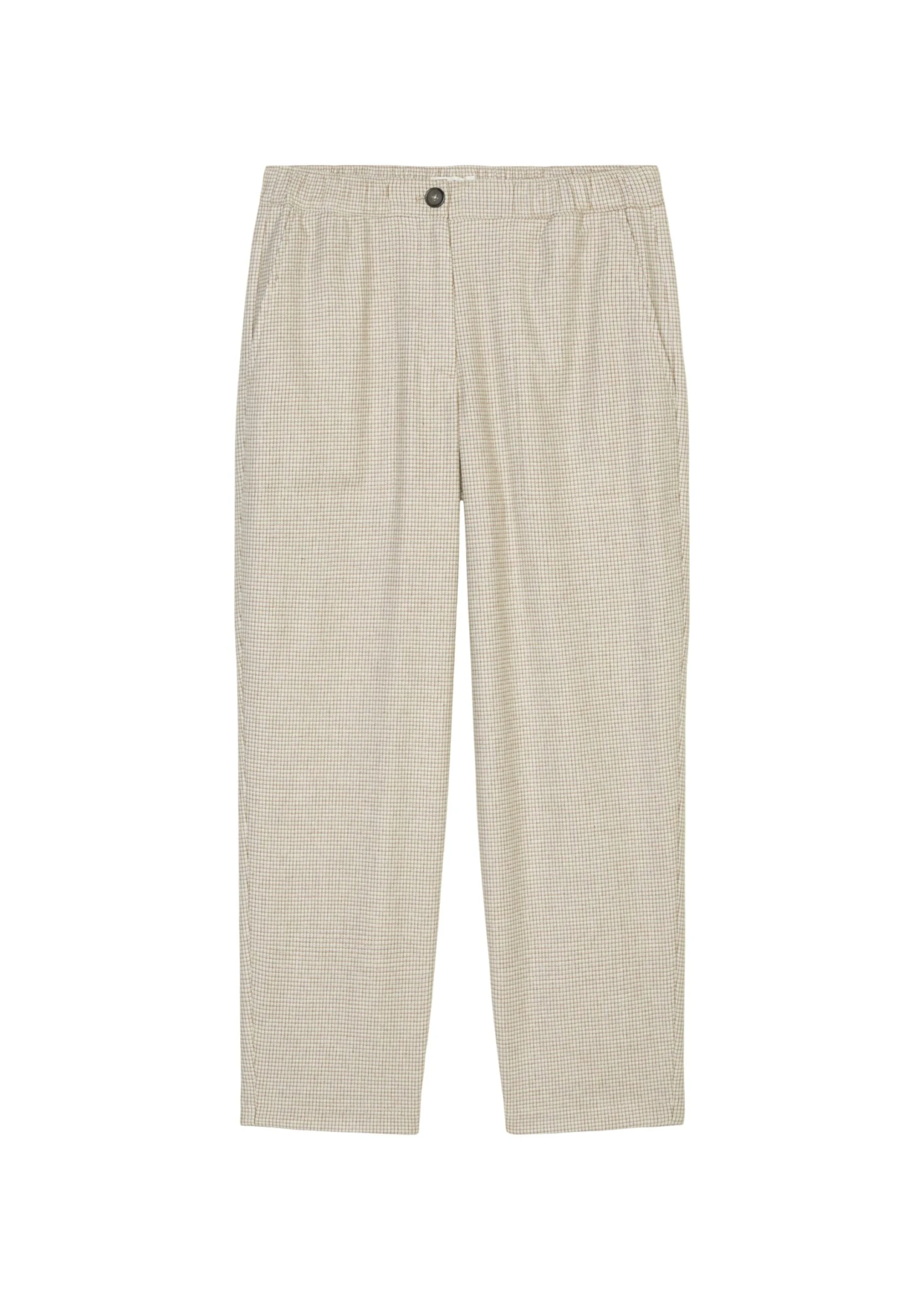 Marc O'Polo Finely Checked Trousers With An Elasticated Waistband With LENZING™ ECOVERO™ 10 Marc O'Polo Finely Checked Trousers With An Elasticated Waistband With LENZING™ ECOVERO™ – Bild 8