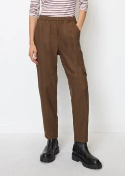 Marc O'Polo Slip-on Cargo Pants Regular Made From Viscose Wool Mix -FashionLust Verkaufs-Shop 31b160143d0f1392ebc6d98a7e04987e