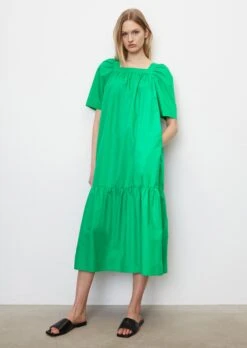 Marc O'Polo Bohemian Maxi Dress With A Square Neckline In An Organic Cotton And TENCEL™ Lyocell Blend
