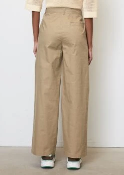 Marc O'Polo Wide-leg Trousers In A Stretchy Blend Of Organic Cotton And Hemp -FashionLust Verkaufs-Shop 33bf056d1ba63a0847d0edb25dae4537