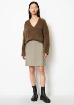Marc O'Polo Flared Mini Skirt Virgin Wool Mix