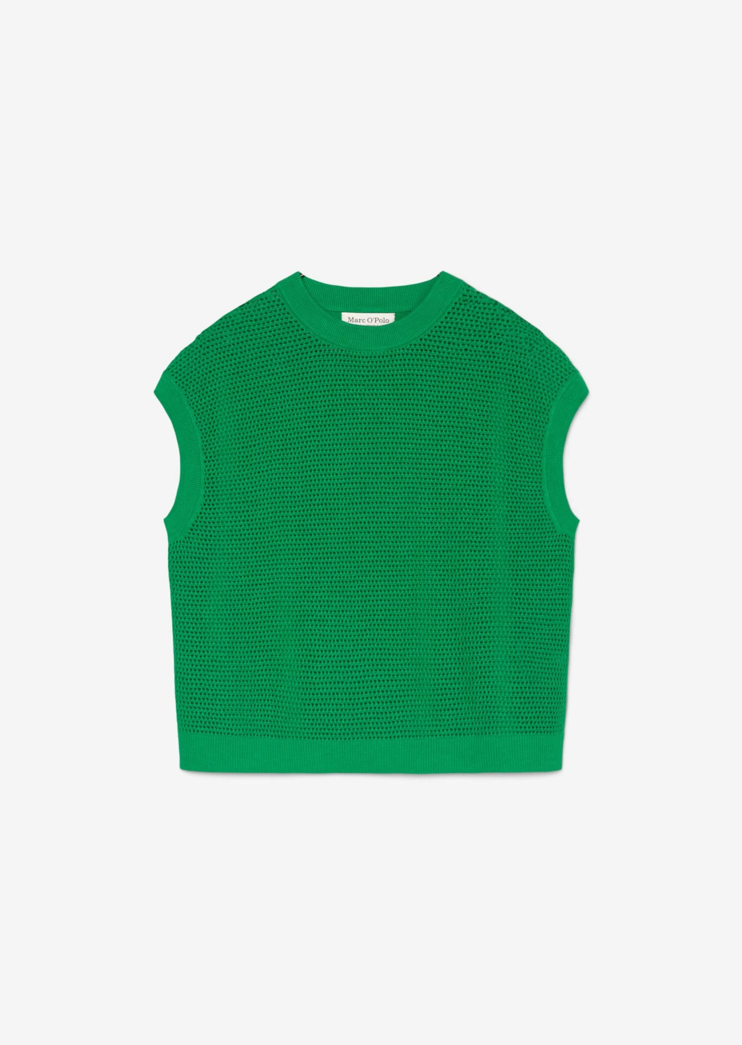 Marc O'Polo Openwork Sleeveless Knitted Jumper Made Of An Organic Cotton And Linen Blend 9 Marc O'Polo Openwork Sleeveless Knitted Jumper Made Of An Organic Cotton And Linen Blend – Bild 7