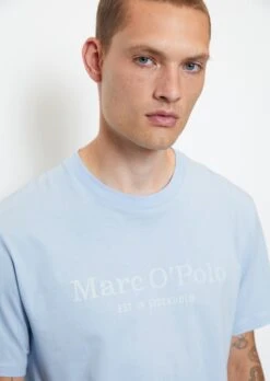 Marc O'Polo Logo T-shirt In A Regular Fit Made From Pure Organic Cotton