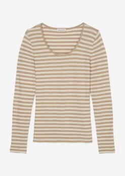 Marc O'Polo Long Sleeve Top With Stripes In Organic Cotton Slub Jersey 17 Marc O'Polo Long Sleeve Top With Stripes In Organic Cotton Slub Jersey -FashionLust Verkaufs-Shop 3656ba3f8a2bb557f6cb79e437ed1372
