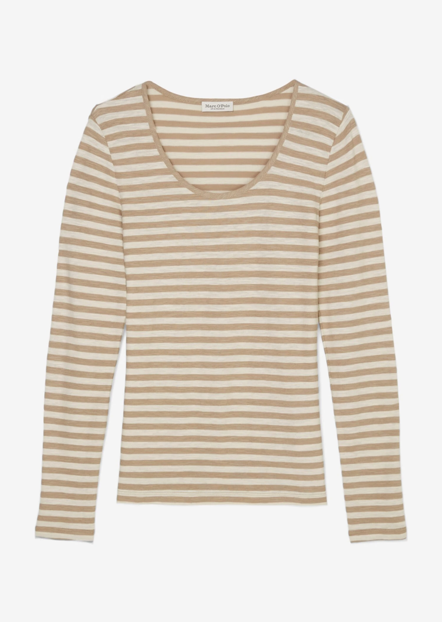 Marc O'Polo Long Sleeve Top With Stripes In Organic Cotton Slub Jersey 9 Marc O'Polo Long Sleeve Top With Stripes In Organic Cotton Slub Jersey – Bild 7