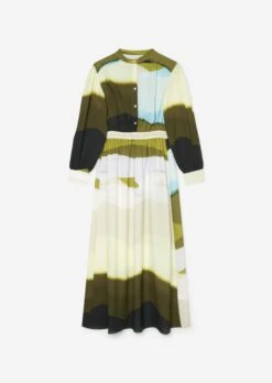 Marc O'Polo Maxi Dress With An All-over Print Made From A Flowy Cupro/viscose Blend -FashionLust Verkaufs-Shop 3705718aeb297d285d143c97e6f0eaa5