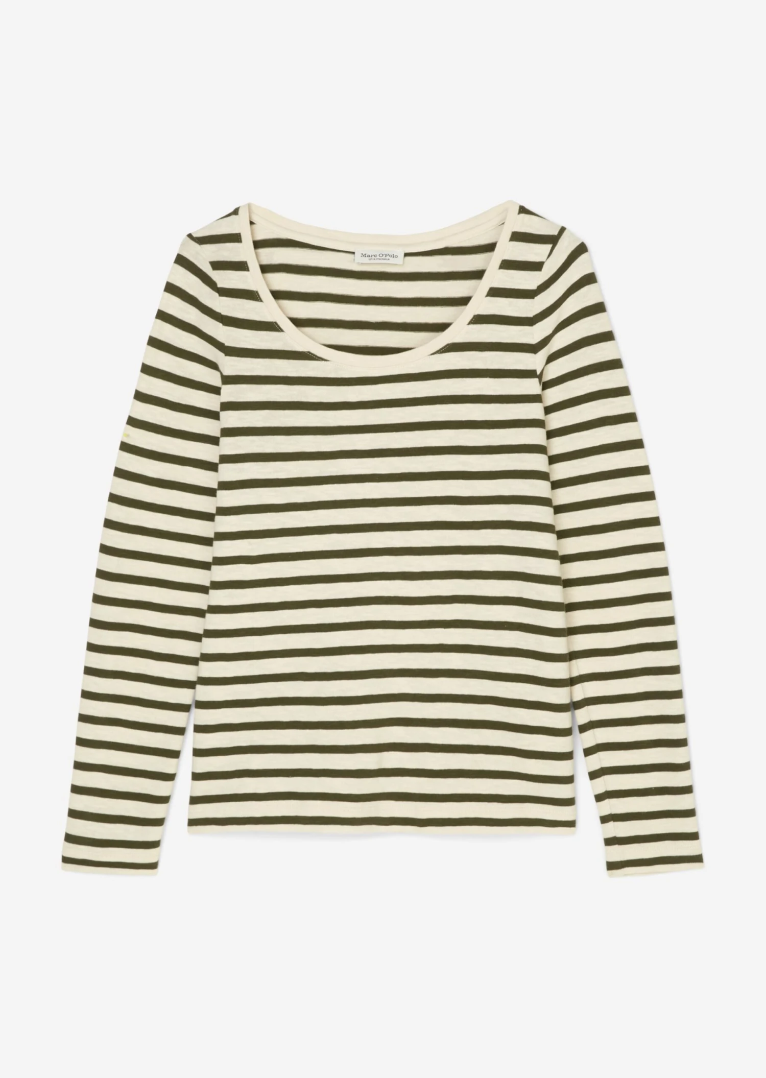 Marc O'Polo Striped Long Sleeve Top In A Loose Fit Made Of Heavy Jersey Fabric Composed Of Organic Cotton 9 Marc O'Polo Striped Long Sleeve Top In A Loose Fit Made Of Heavy Jersey Fabric Composed Of Organic Cotton – Bild 7