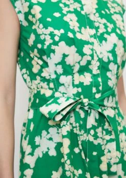 Marc O'Polo Sleeveless Summer Dress With A Belt In Paper Touch Organic Cotton -FashionLust Verkaufs-Shop 3927fbb38c70794335d0b325fa8920c9