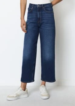 Marc O'Polo Tolva High Waist Cropped Denim Culottes From Organic Cotton Stretch -FashionLust Verkaufs-Shop 39b28eaa7dbf438326b85825d968bd6f