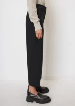 Marc O'Polo Wide Trousers In Interlock Jersey Made Of A Stretchy Organic Cotton Blend -FashionLust Verkaufs-Shop 39c033abfd2b81d88d33302281966c06