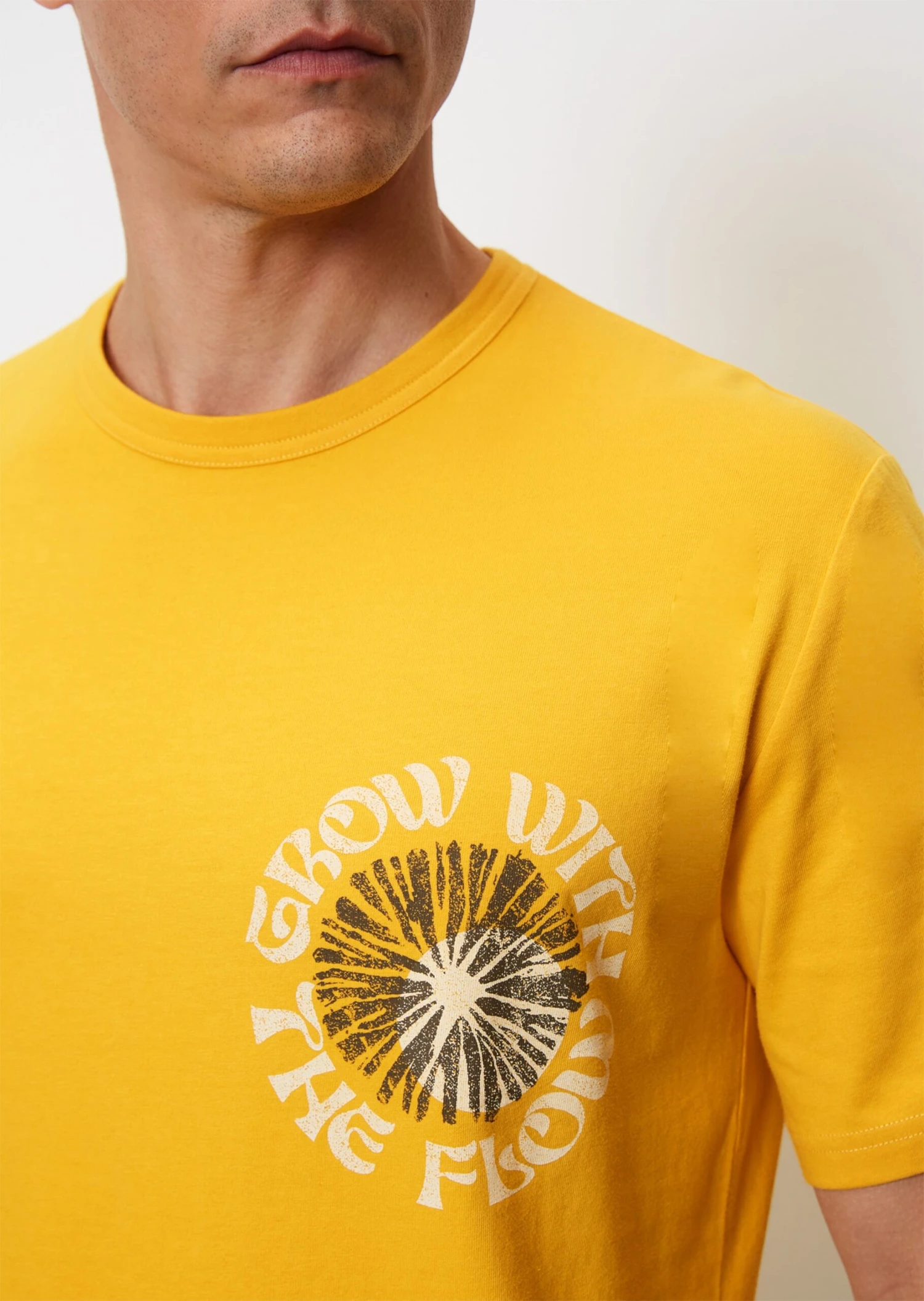 Marc O'Polo T-shirt Regular In Heavy Jersey Fabric 7 Marc O'Polo T-shirt Regular In Heavy Jersey Fabric – Bild 5