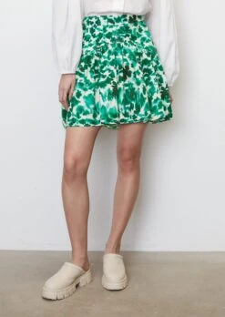 Marc O'Polo Mini Skirt With A Gathered Flounce In An Organic Cotton/lyocell Blend -FashionLust Verkaufs-Shop 3b92bc04d02164a7bc104cb688314c12