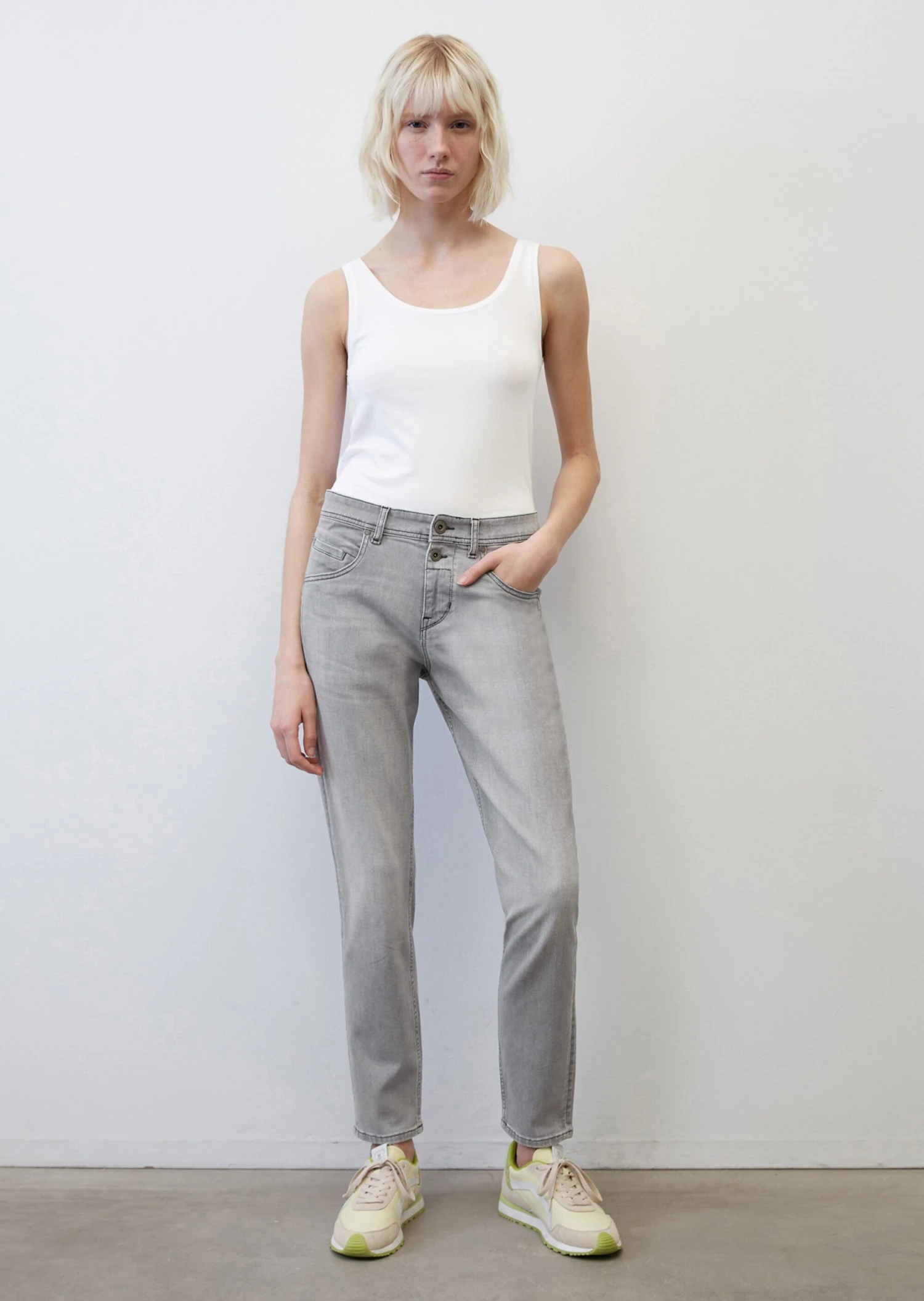 Marc O'Polo THEDA Boyfriend Cropped Jeans In An Organic Cotton/lyocell Blend 3 Marc O'Polo THEDA Boyfriend Cropped Jeans In An Organic Cotton/lyocell Blend