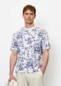 Marc O'Polo T-shirt Relaxed With An All-over Floral Print -FashionLust Verkaufs-Shop 3f55da60ad7835090858b5f2d41314b9
