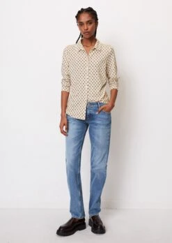 Marc O'Polo Jersey Blouse With An All-over Print In A Regular Fit From LENZING™ ECOVERO™ -FashionLust Verkaufs-Shop 40ae55252f1e382702b56159d99dc11f