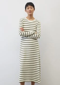 Marc O'Polo Striped Waffle Jersey Dress From LENZING™ ECOVERO™ -FashionLust Verkaufs-Shop 4211150e1c535eef504cddb376fef8b5