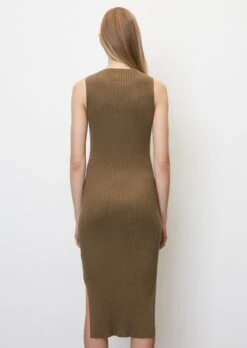 Marc O'Polo Sleeveless Rib Knit Dress In A Slim Fit Made Of Organic Cotton/linen Slub Yarn -FashionLust Verkaufs-Shop 43ab22c8d478abd5664f771fcd599fd6