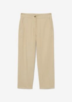 Marc O'Polo Wide Ankle-length Trousers Made Of Brushed Twill -FashionLust Verkaufs-Shop 43c763298517ecd72887a8324fe8026d