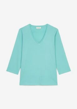 Marc O'Polo Oversized Basic V-neck T-shirt Made Of Organic Cotton Single Jersey -FashionLust Verkaufs-Shop 43e81bf3d58fdccbaea67a21e261e268