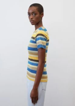 Marc O'Polo Striped T-shirt In A Slim Fit Made Of Finely Ribbed Jersey -FashionLust Verkaufs-Shop 458b814b1cf14f12f4c66b5b4892167e