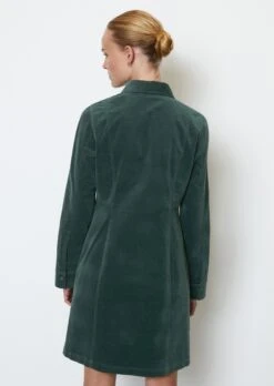 Marc O'Polo Short Shirt Dress Straight Made From Stretchy Velvet -FashionLust Verkaufs-Shop 465281b5638e4e37684b18f058191408