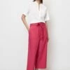 Marc O'Polo Wide-leg Poplin Trousers Made Of Organic Cotton -FashionLust Verkaufs-Shop 4683fe74eff103fdc51adb41f856a30f
