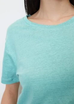 Marc O'Polo Linen Round Neck T-shirt In A Regular Fit Made Of Lightweight Jersey -FashionLust Verkaufs-Shop 487e78b7423e1d2edf37afe809c377e4