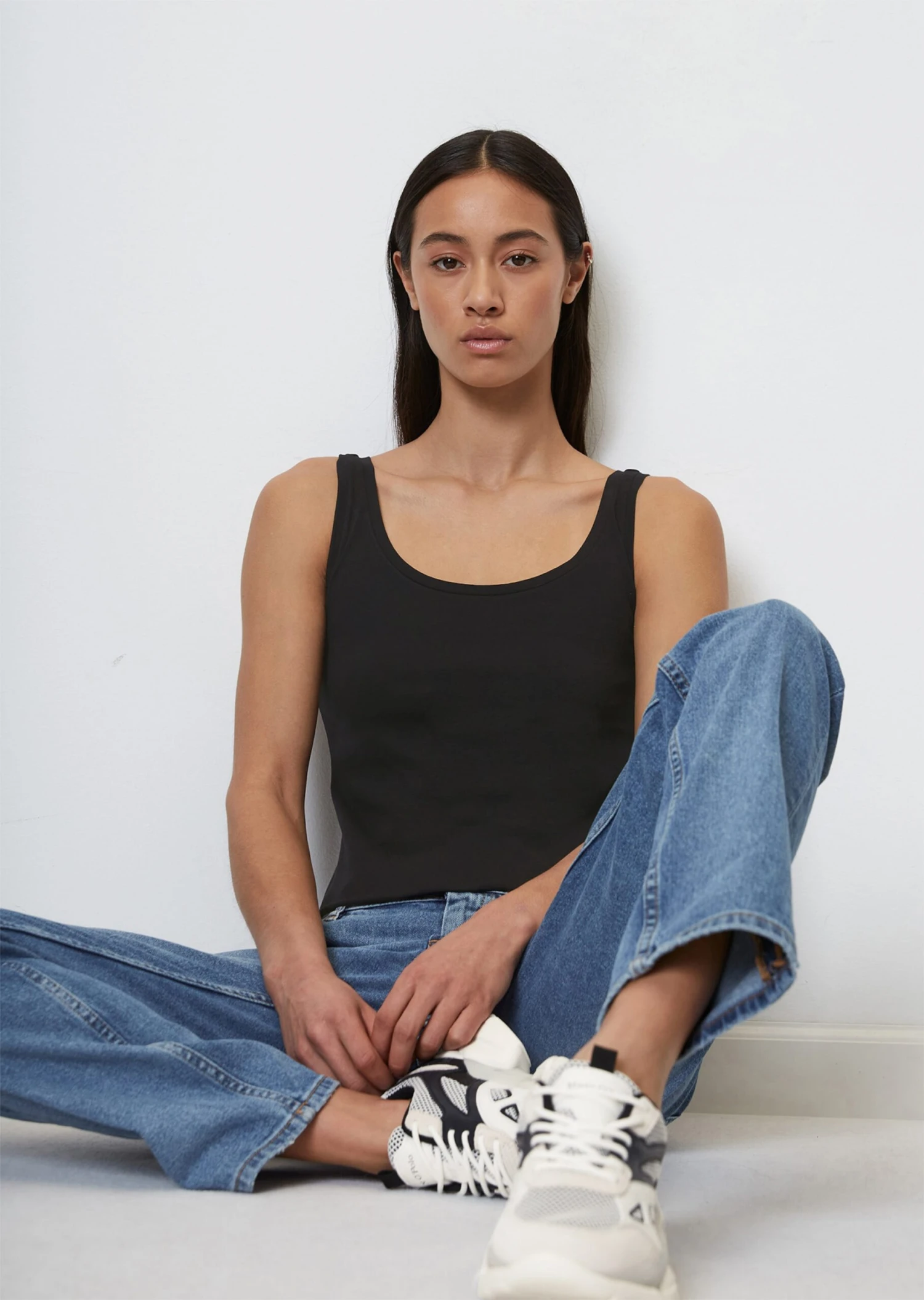 Marc O'Polo Sleeveless Top Made From Pure Organic Cotton 3 Marc O'Polo Sleeveless Top Made From Pure Organic Cotton