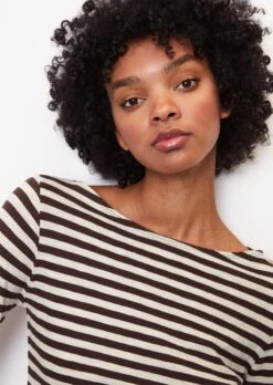 Marc O'Polo Striped Long Sleeve Top, Regular Fit In Organic Cotton Slub Jersey -FashionLust Verkaufs-Shop 4a36ac88e801b4d1419b4de339537212