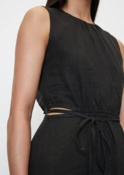 Marc O'Polo Calf-length Dress With Cut-out Details With High Slits At The Side Seams -FashionLust Verkaufs-Shop 4a3c62b433259c4b1b07c536313e2399