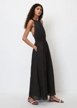 Marc O'Polo Backless Summer Dress Made Of Premium Ramie Fabric