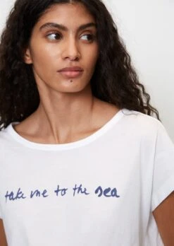 Marc O'Polo T-shirt With Floral Prints In A Loose Fit Made Of Lightweight Single Jersey -FashionLust Verkaufs-Shop 4e11a5aabf0ebfbf37ea657885fbbb62