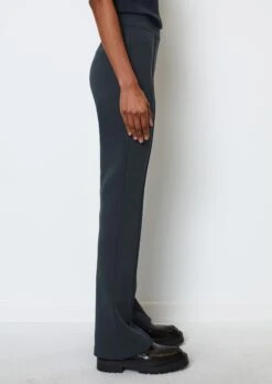 Marc O'Polo Flared Jersey Slim Trousers In A Soft Interlock Fabric -FashionLust Verkaufs-Shop 4f29e00e4a93f0fb5a987d066391aa4e