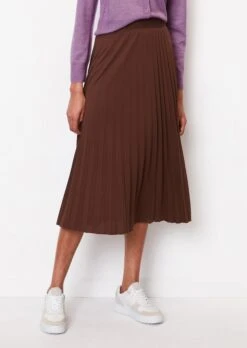 Marc O'Polo Flared Pleated Jersey Skirt Made Of Tencel™ Lyocell -FashionLust Verkaufs-Shop 4f5a3b4a21c32abd2ea5f24c2c0b8e13