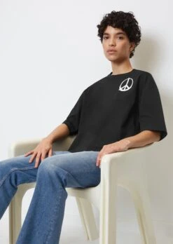 Marc O'Polo Peace T-shirt In A Loose Fit Made Of Organic Cotton -FashionLust Verkaufs-Shop 4fda7d2c441f81078747285d26a804a0 1