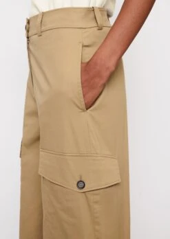 Marc O'Polo Cargo Culottes In A Relaxed Fit Made Of Organic Cotton Stretch Twill Satin -FashionLust Verkaufs-Shop 50a61725bbc49db6060eb10cdc763db3