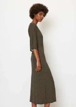 Marc O'Polo Jersey Wrap Dress With An All-over Print Made Of Stretchy Viscose Fabric -FashionLust Verkaufs-Shop 51d1faa7563047438add79f8f5e9d204