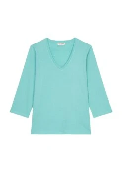 Marc O'Polo Oversized Basic V-neck T-shirt Made Of Organic Cotton Single Jersey -FashionLust Verkaufs-Shop 52749c5addcf6ca37651734d7d7d02f9