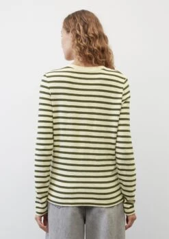 Marc O'Polo Striped Medium-weight Slub Jersey Long Sleeve Top, Regular Fit Made Of Organic Cotton -FashionLust Verkaufs-Shop 52d73d8f11234137454f1500dd8573a9