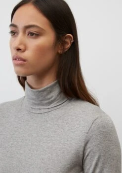 Marc O'Polo Long Sleeve Polo Neck Top, Regular Fit From LENZING™ ECOVERO™ -FashionLust Verkaufs-Shop 53691e1d7148238a2e75893719029195