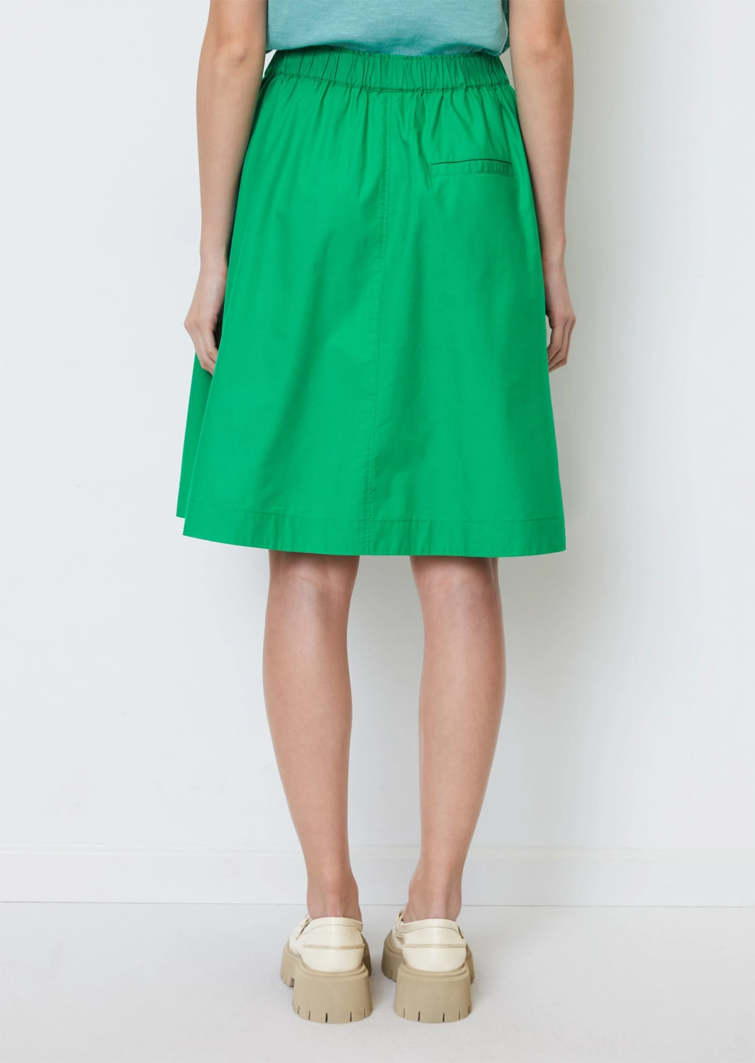 Marc O'Polo A-line Skirt With An Elasticated Waist In An Organic Cotton/lyocell Blend 5 Marc O'Polo A-line Skirt With An Elasticated Waist In An Organic Cotton/lyocell Blend – Bild 3
