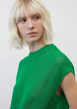 Marc O'Polo Openwork Sleeveless Knitted Jumper Made Of An Organic Cotton And Linen Blend 15 Marc O'Polo Openwork Sleeveless Knitted Jumper Made Of An Organic Cotton And Linen Blend -FashionLust Verkaufs-Shop 547c23e520a29973b4830315e5b72608