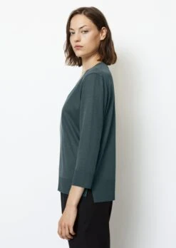 Marc O'Polo Luxury V-Neck T-Shirt Loose Made From Tencel™ Lyocell Cotton Mix -FashionLust Verkaufs-Shop 55367d75c1a7da66cf097b9e0a1e70f3