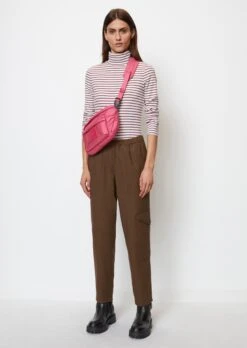 Marc O'Polo Slip-on Cargo Pants Regular Made From Viscose Wool Mix